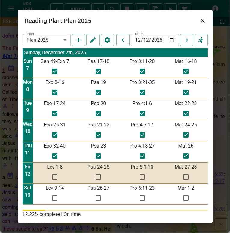Reading Plan
